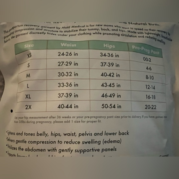 Postpartum recovery support in nude - Picture 8 of 16